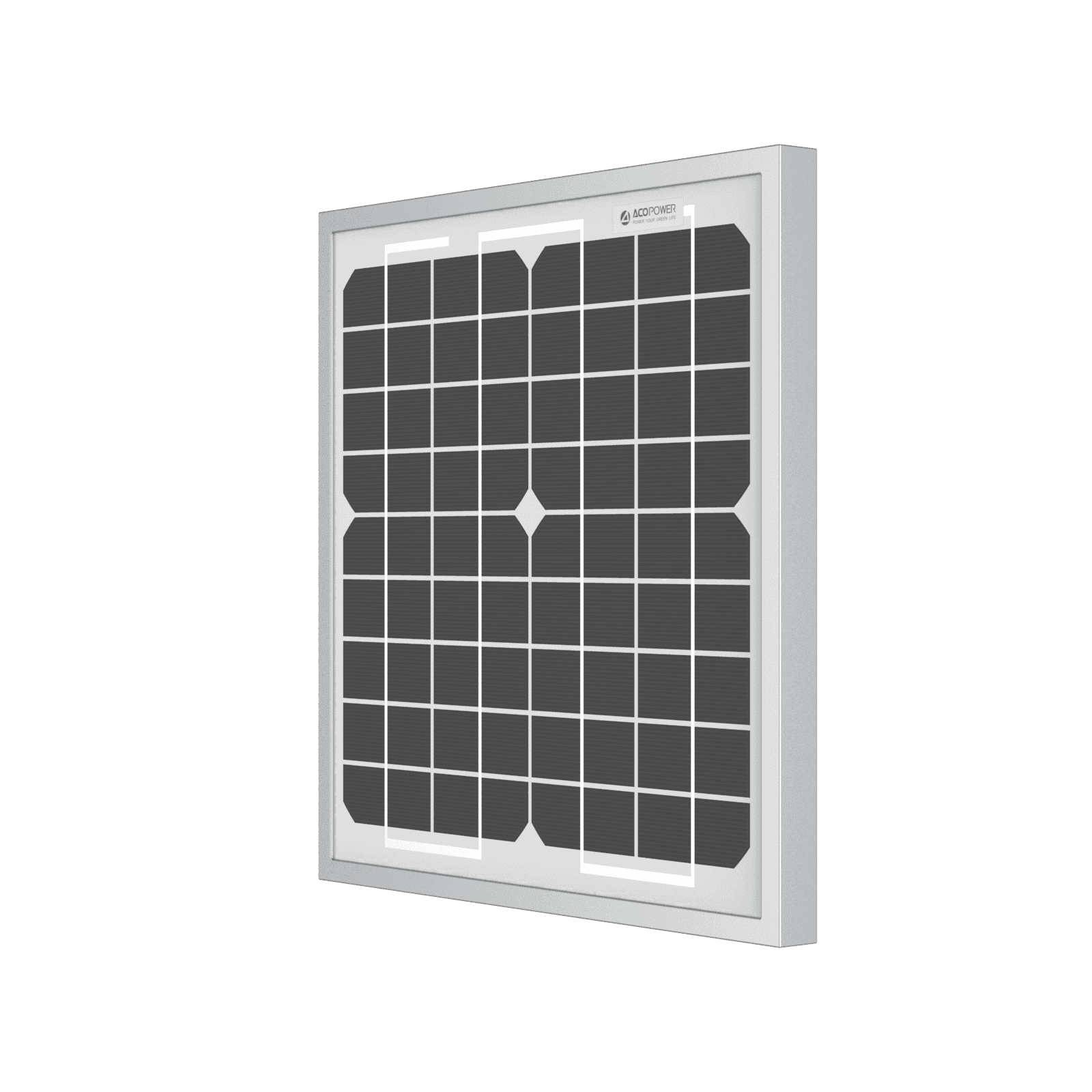 10 Watt 12 Volt Monocrystalline Solar Panel - Skoutley Outdoors LLC
