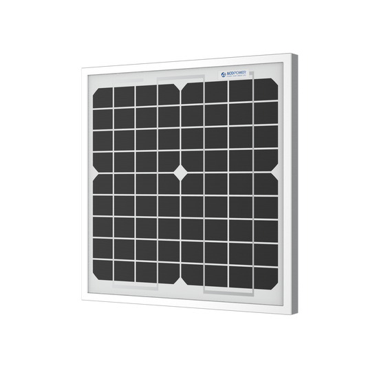 10 Watt 12 Volt Monocrystalline Solar Panel