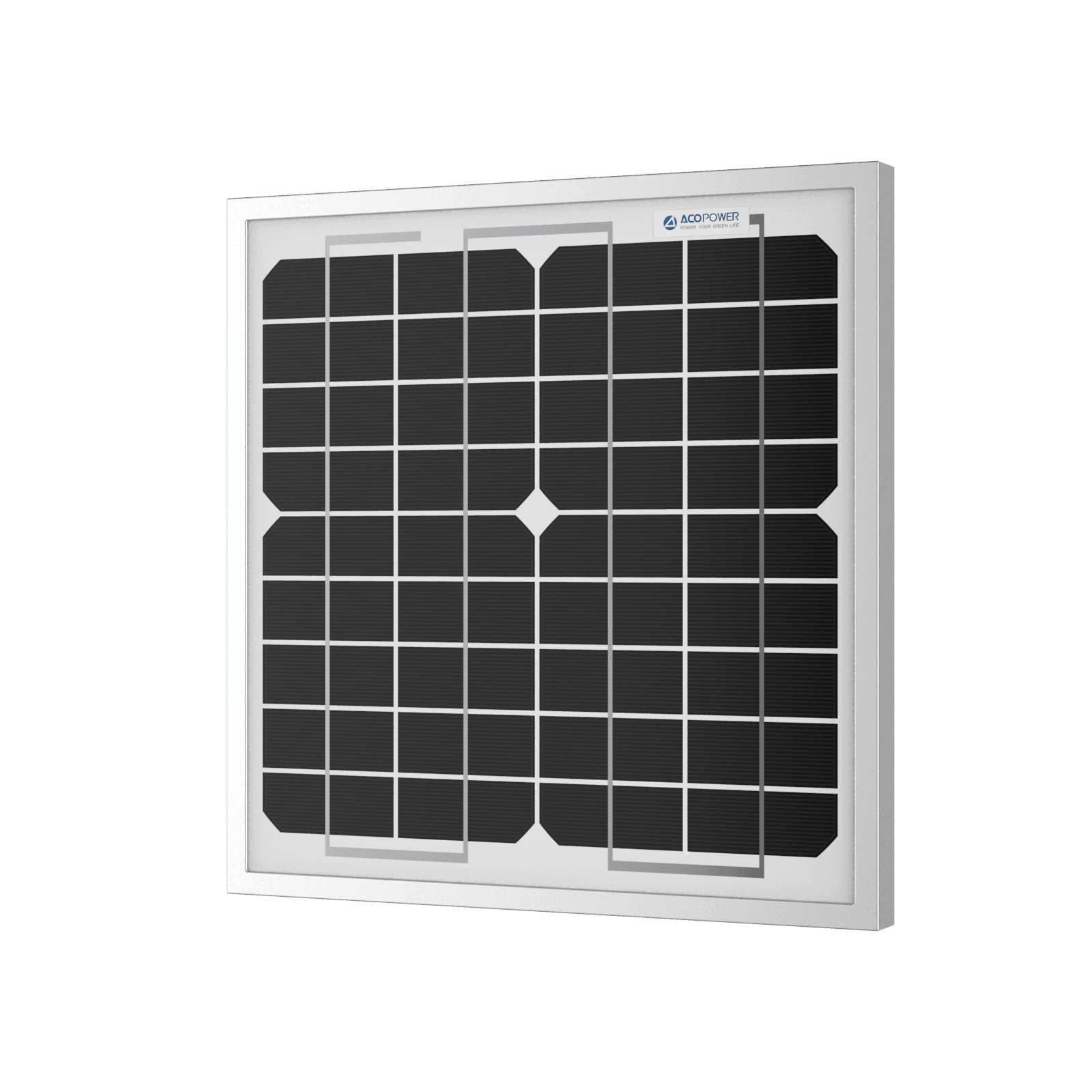 10 Watt 12 Volt Monocrystalline Solar Panel - Skoutley Outdoors LLC