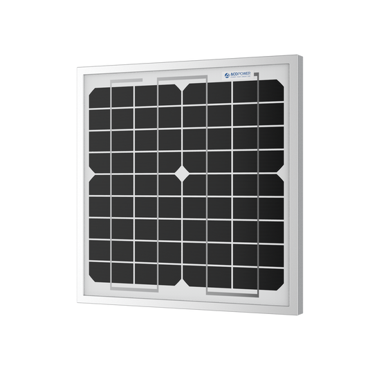 10 Watt 12 Volt Monocrystalline Solar Panel