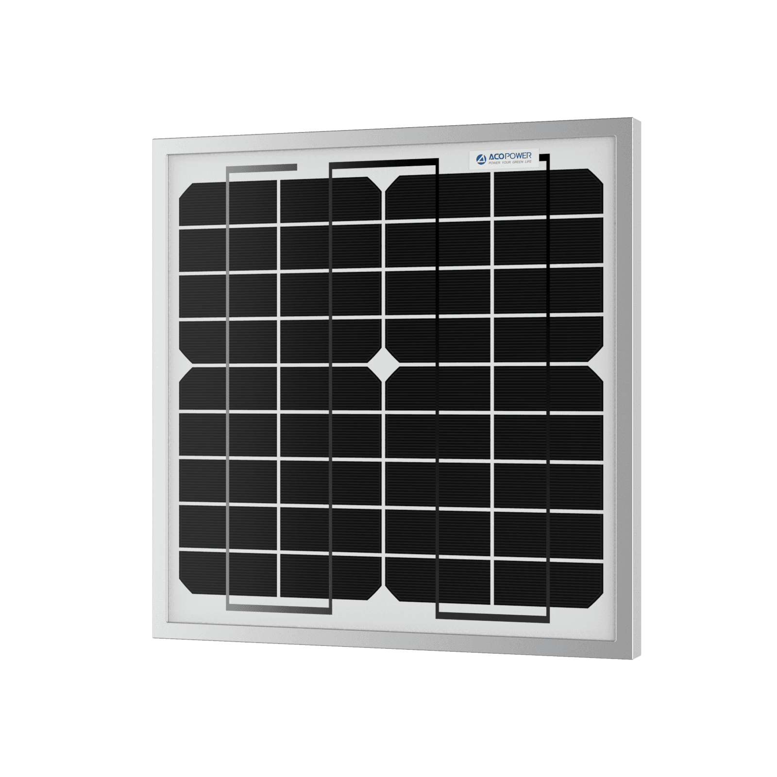 10 Watt 12 Volt Monocrystalline Solar Panel - Skoutley Outdoors LLC