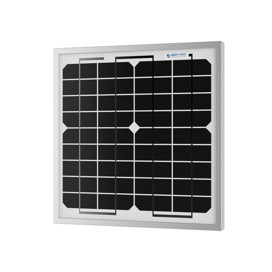 10 Watt 12 Volt Monocrystalline Solar Panel