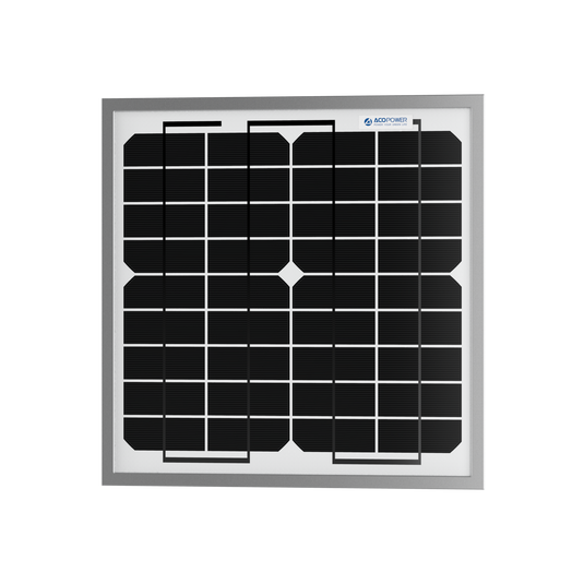 10 Watt 12 Volt Monocrystalline Solar Panel