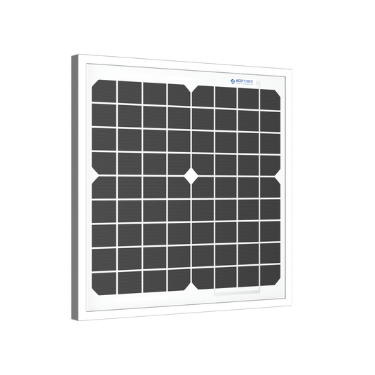 10 Watt 12 Volt Monocrystalline Solar Panel