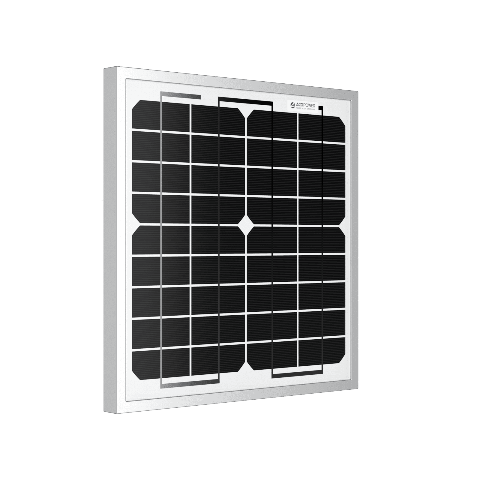 10 Watt 12 Volt Monocrystalline Solar Panel - Skoutley Outdoors LLC