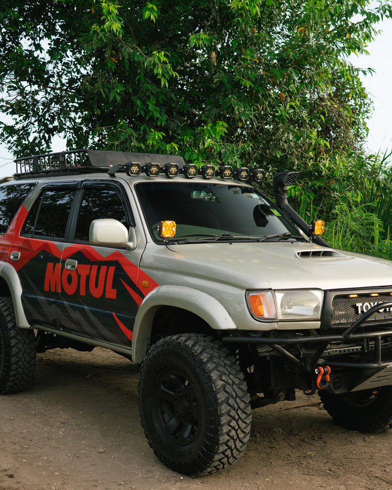 Load image into Gallery viewer, CUBE-Z Series 4 Inch Combo LED Pod Lights Off Road Lights with White DRL &amp; Amber Turn Signal Lights
