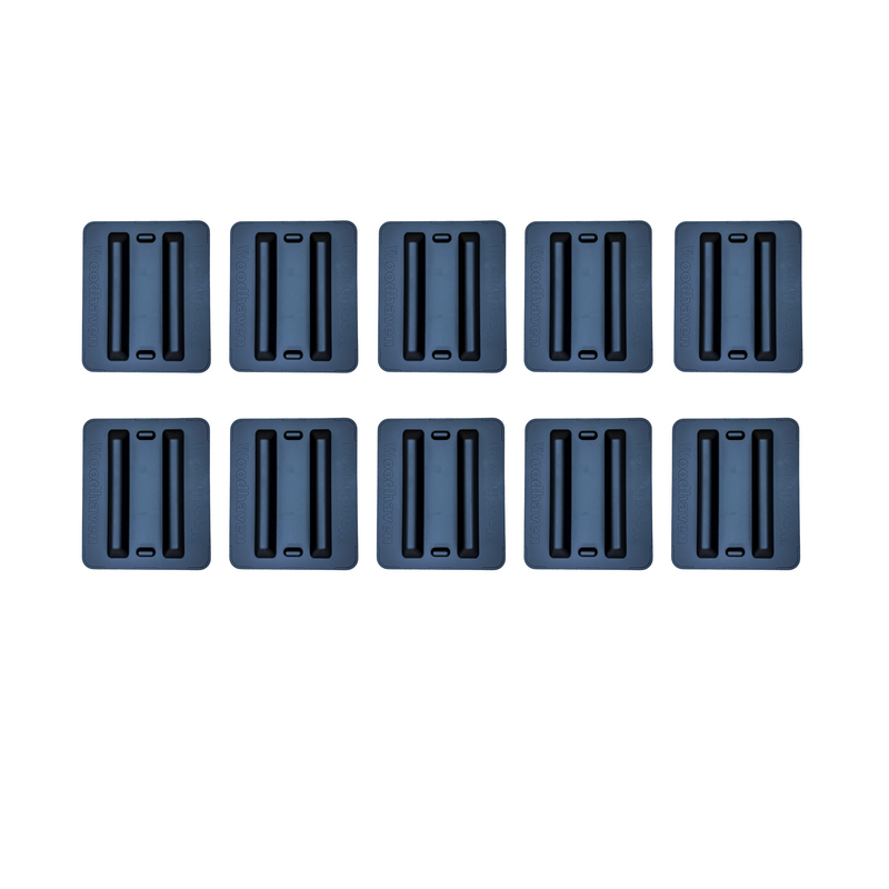 Load image into Gallery viewer, Firewood Rack Support Bases   Black or Brown  Woodhaven
