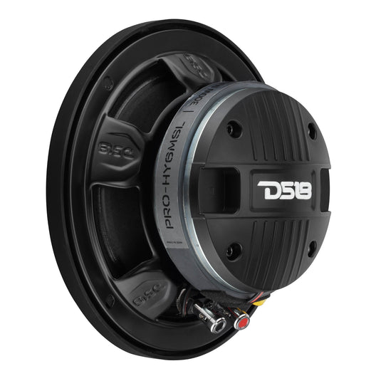 PRO 6.5" Shallow Coaxial Hybrid Mid-Range Loudspeaker with Built-in Driver | 150W RMS 8-Ohm