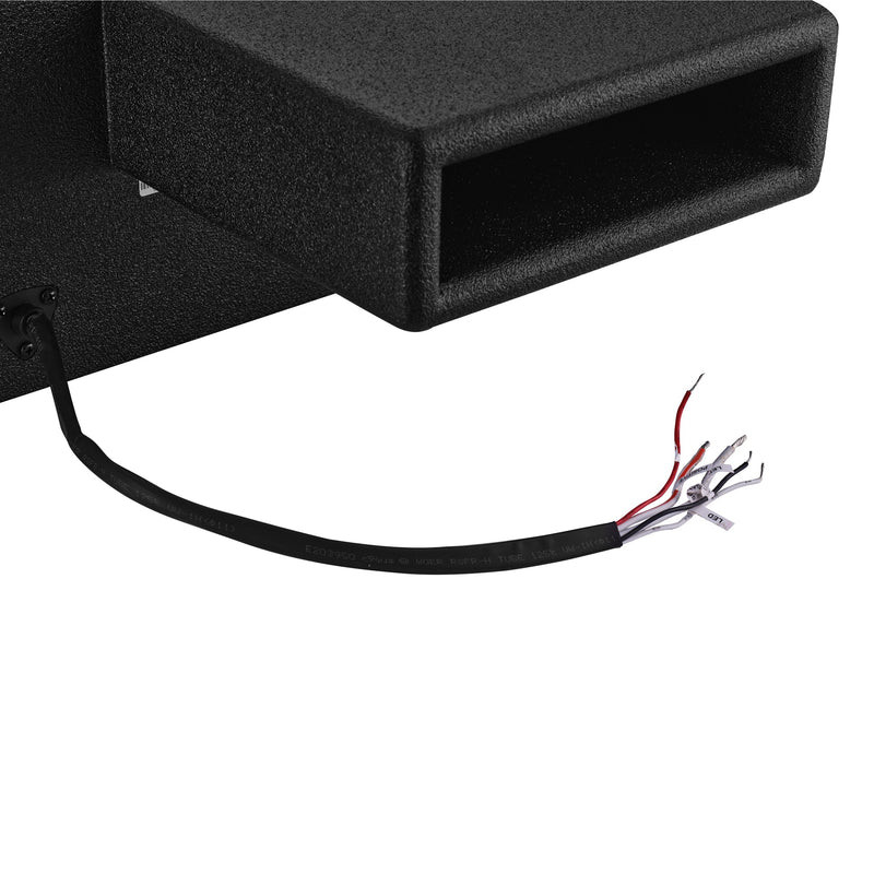 Load image into Gallery viewer, Polaris RZR PRO/XP 10" Bandpass Subwoofer Enclosure for Rear Cargo Box with Digital LED Lights | EXL-X10.2D Preloaded
