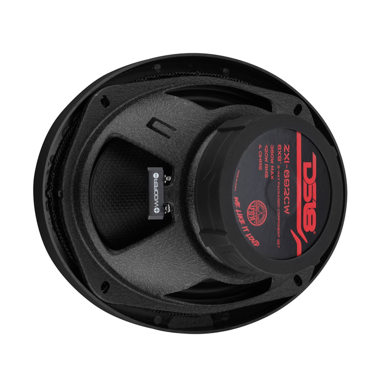 Load image into Gallery viewer, ZXI 6x9” 2-Way Component Speakers with Glass Fiber Cone | 120W RMS 4-Ohm
