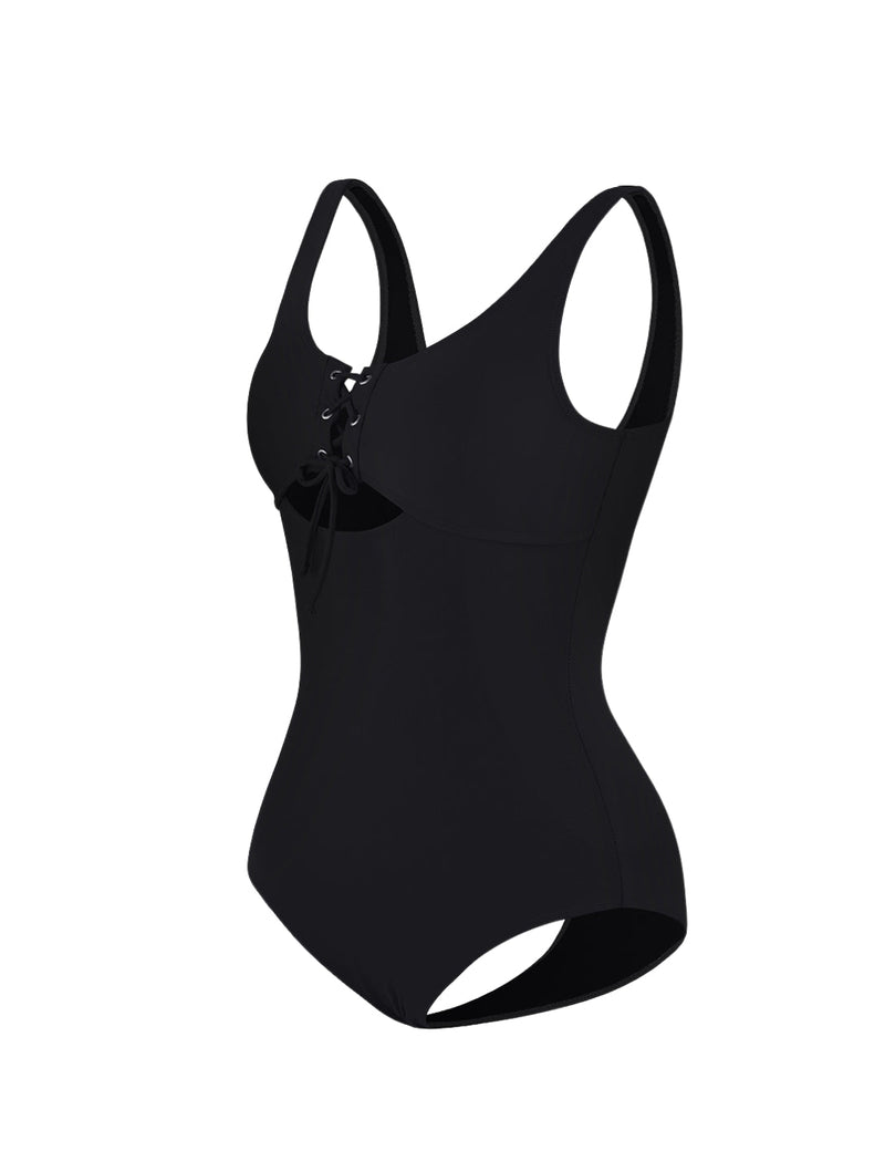 Load image into Gallery viewer, Cut-Out Corset Swimsuit
