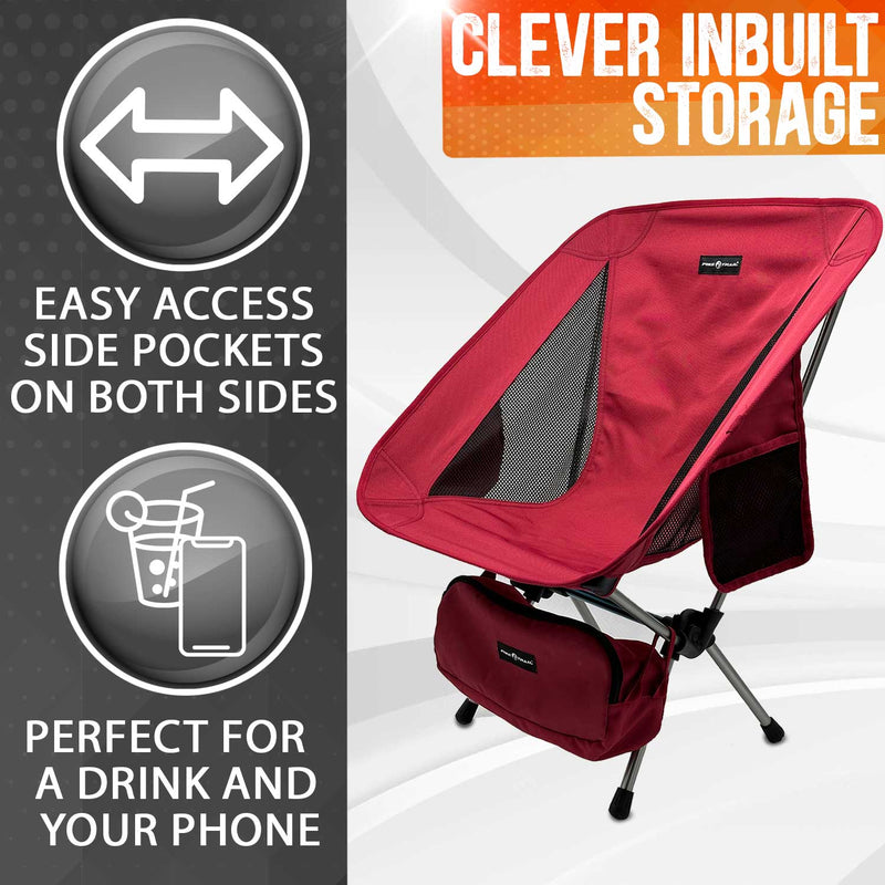 Load image into Gallery viewer, Pike Trail Ultralight Compact Outdoor Camping Tailgate Festival Beach Chair
