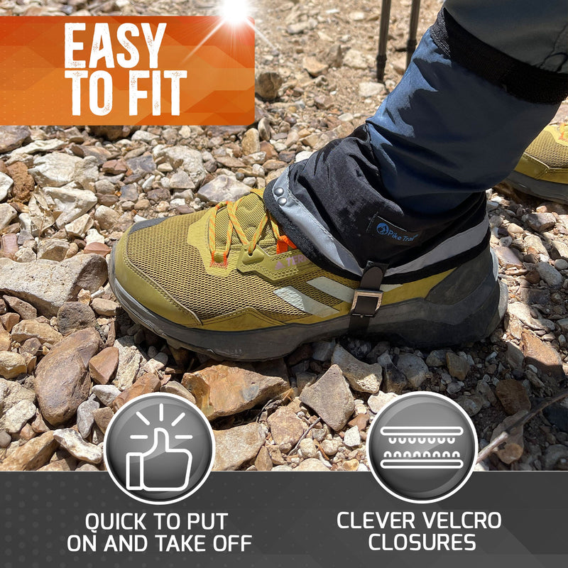 Load image into Gallery viewer, Pike Trail Mid Length Gaiters Small/Medium Adjustable Fit
