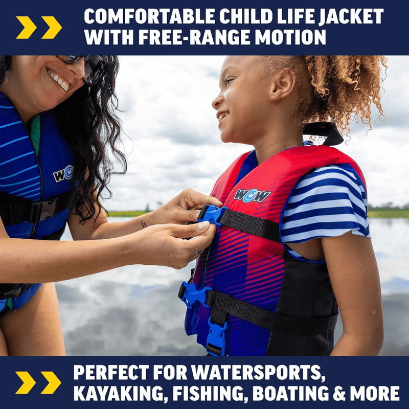 Load image into Gallery viewer, WOW Watersports Vis-Wave Child Life Vest

