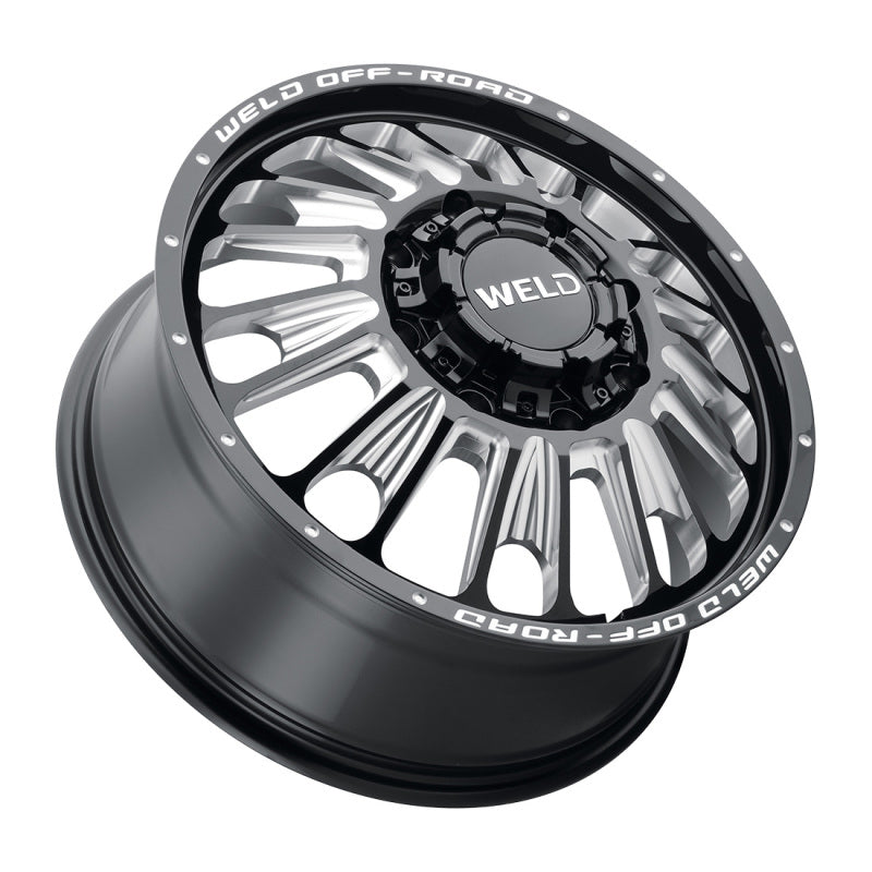 Load image into Gallery viewer, Weld Off-Road W121 20X8.25 Scorch Front 8X200 ET108 BS8.90 Gloss Black MIL 142.2
