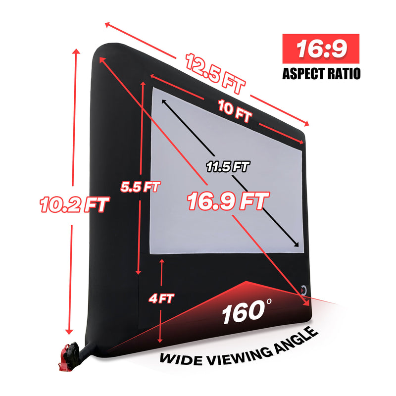 Load image into Gallery viewer, Elite Outdoor Movies Home 10' Inflatable Screen
