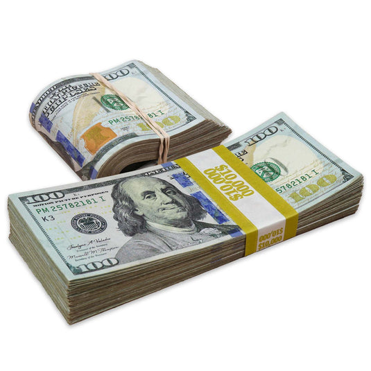 $20,000 ✔️RealAged™ Full Print New Series Stack & Band Pack