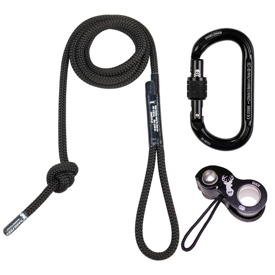 10mm BlackOut Deluxe Sewn Tether & Lineman's Belts