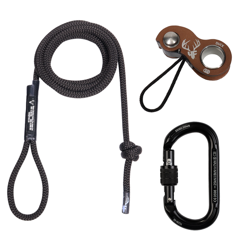 Load image into Gallery viewer, 10mm BlackOut Deluxe Sewn Tether &amp; Lineman's Belts
