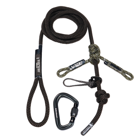 10mm BlackOut Sewn Tree Tether & Lineman’s Belts