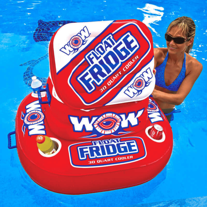 Load image into Gallery viewer, WOW Watersports Floating Fridge and Cooler For Beverages By The Pool
