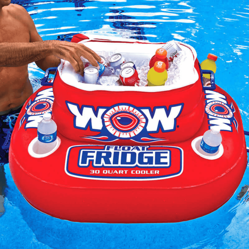 Load image into Gallery viewer, WOW Watersports Floating Fridge and Cooler For Beverages By The Pool
