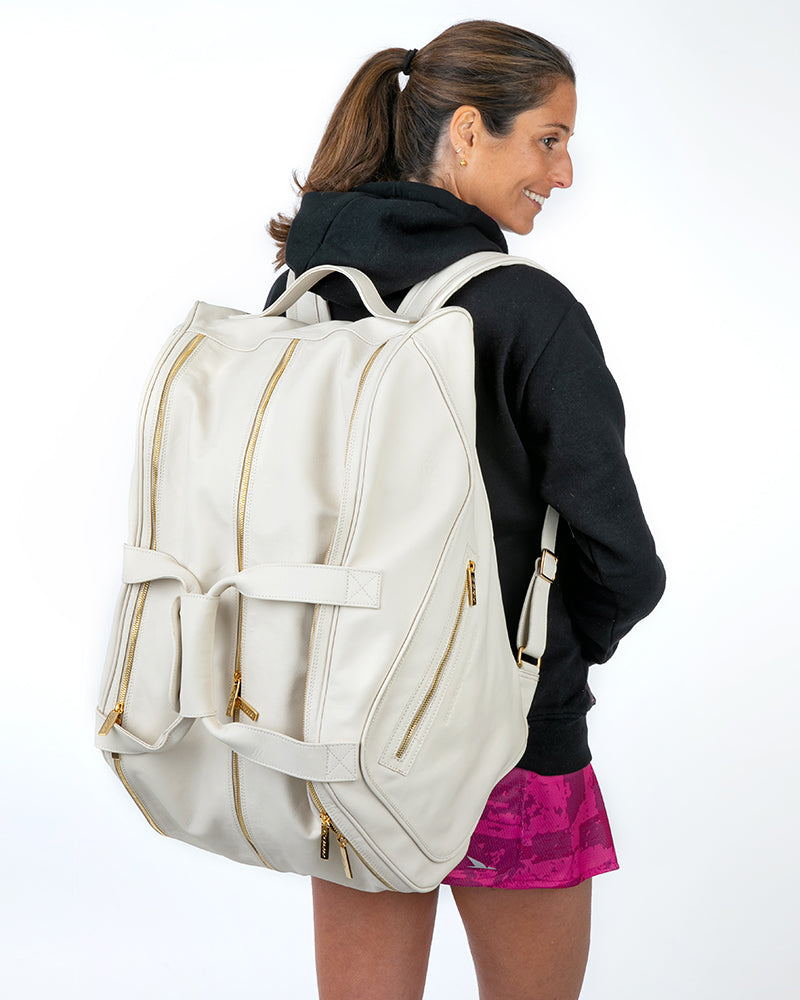 Load image into Gallery viewer, Leather Thermobag White
