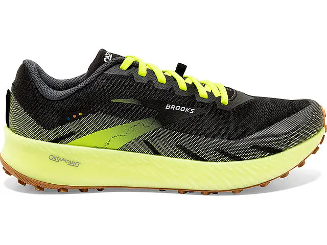 Men's Brooks Catamount, Black/Nightlife, 7.5 D Medium - Skoutley Outdoors LLC