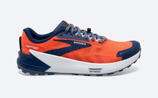 Men's Brooks Catamount 2, Firecracker/Navy/Blue, 8 D Medium - Skoutley Outdoors LLC