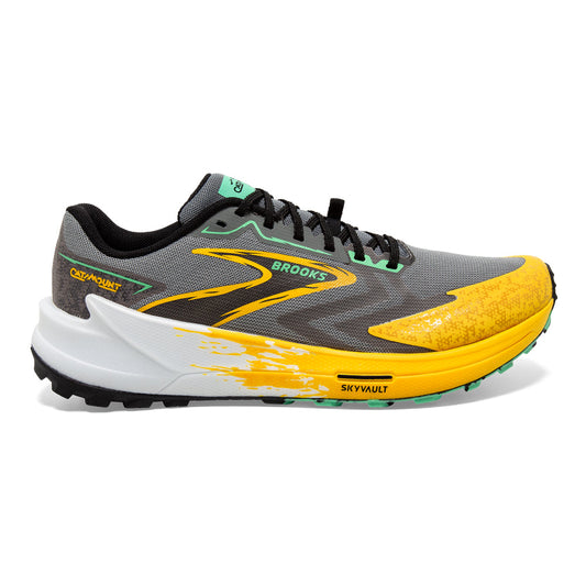 Men's Brooks Catamount 3, Lemon Chrome/Sedona Sage, 9.5 D Medium - Skoutley Outdoors LLC