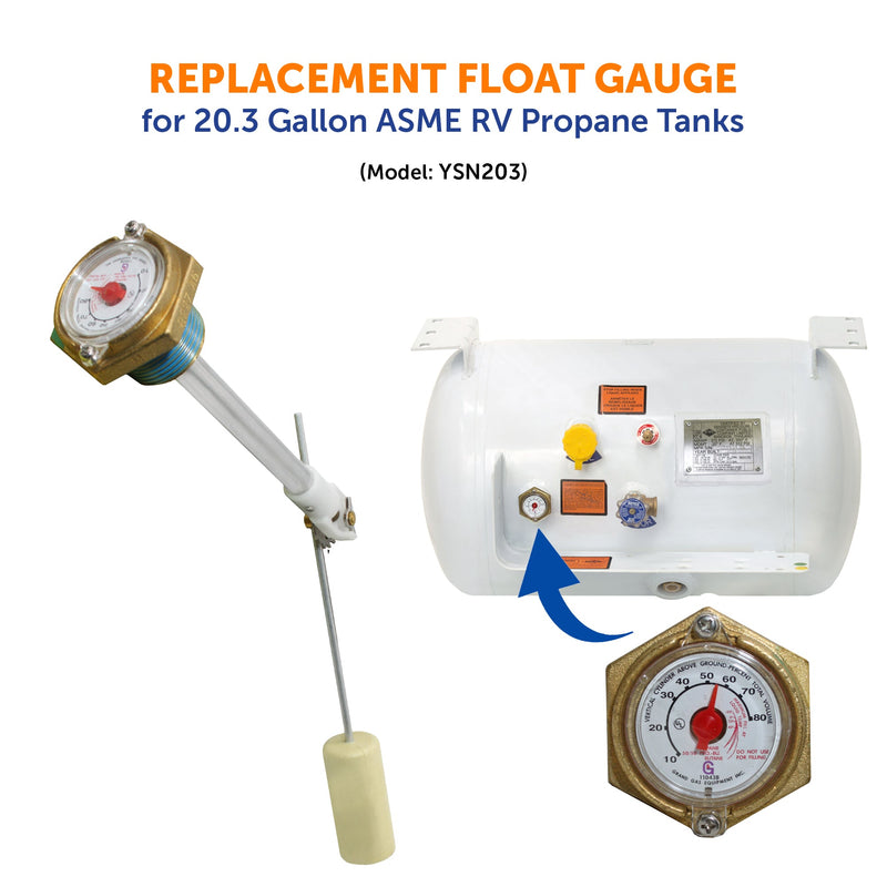 Load image into Gallery viewer, Flame King Replacement Float Gauge for YSN203
