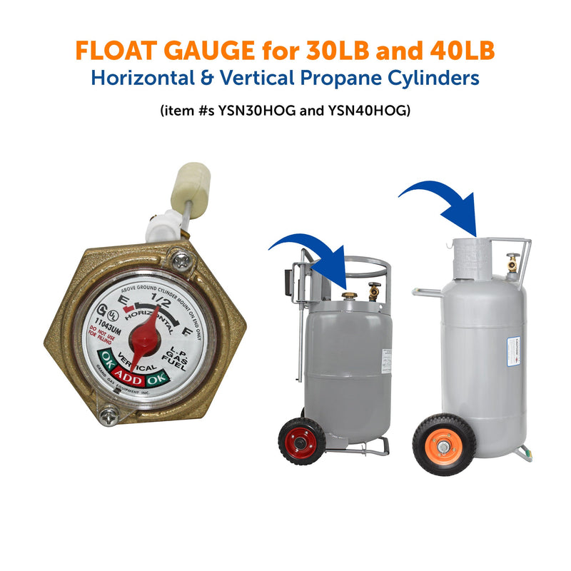 Load image into Gallery viewer, Flame King Horizontal and Vertical Float Gauge

