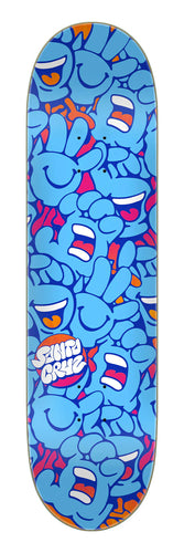 Santa Cruz Hand Pile FeelBase Skateboard Deck - 7.75″