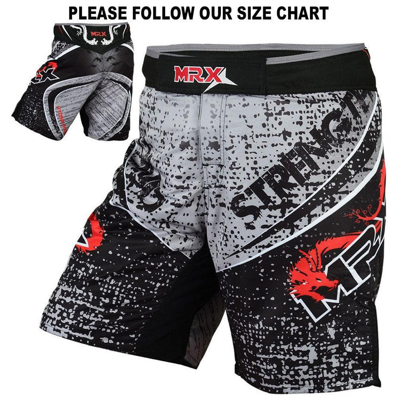 Load image into Gallery viewer, MRX Mma Fighting Shorts Black Hydra-mma-shorts-1116
