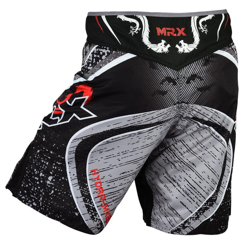 Load image into Gallery viewer, MRX Mma Fighting Shorts Black Hydra-mma-shorts-1116
