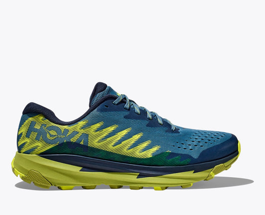 Men's Hoka Torrent 3, Bluesteel/Dark Citron, 8.5 D Medium - Skoutley Outdoors LLC