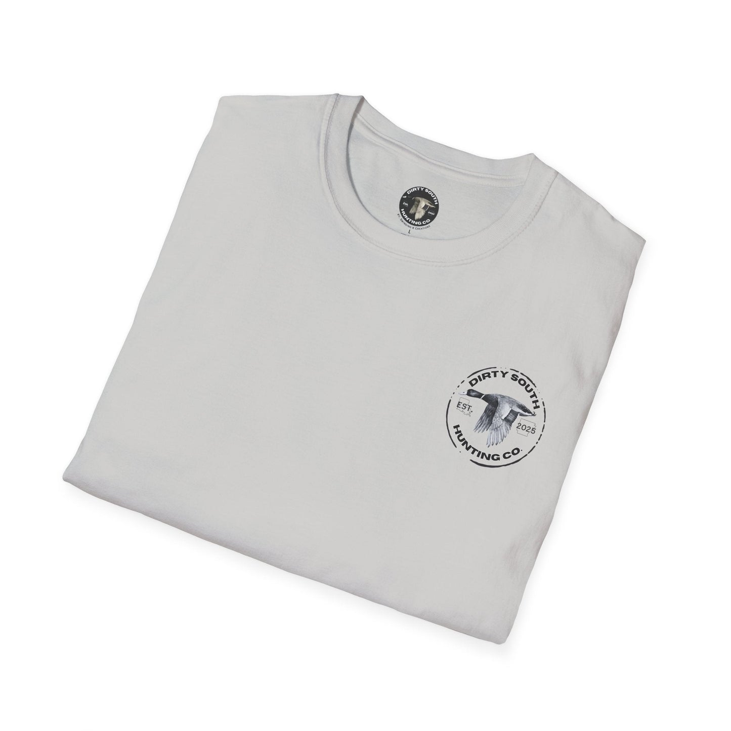 Dirty South Hunting Co. Retriever T-Shirt – Hunting Dog & Duck Graphic Tee – Outdoor Lifestyle Shirt for Hunters-Duck Hunting