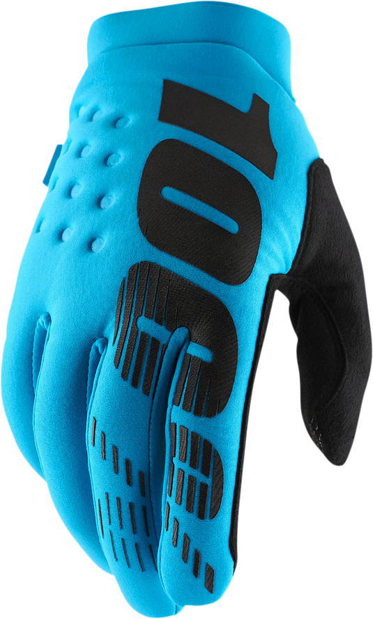 100% Brisker Gloves - Turquoise - XL 10003-00038