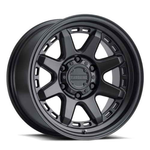 Raceline 947B Scout 18x9in / 6x139.7 BP / 18mm Offset / 106.1mm Bore - Satin Black Wheel
