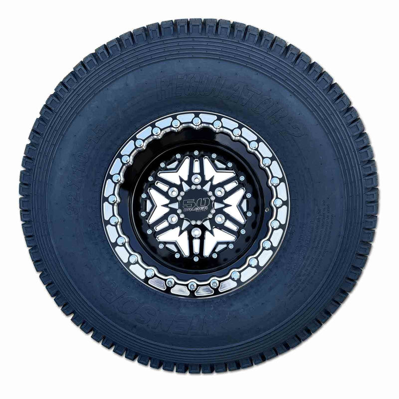Load image into Gallery viewer, 504 Billet Aluminum Can-Am Beadlock wheel 6 lug Black
