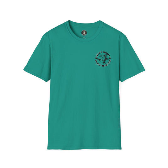 Dirty South Hunting Co. Mallard Logo T-Shirt – Southern Hunting Lifestyle Tee – Waterfowl Hunting Apparel