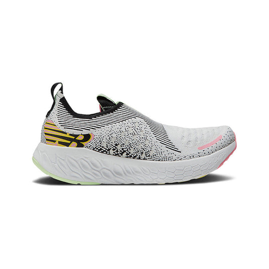Women's New Balance Fresh Foam X 1080 Unlaced, White/Black/Vibrant Green/Bubblegum, 5 B Medium - Skoutley Outdoors LLC