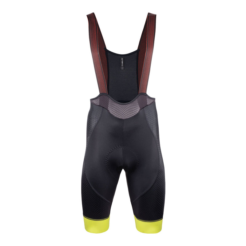 Load image into Gallery viewer, 2024 Nalini COLOR Men&#39;s Bib Shorts (Black / Yellow) M, L, XL
