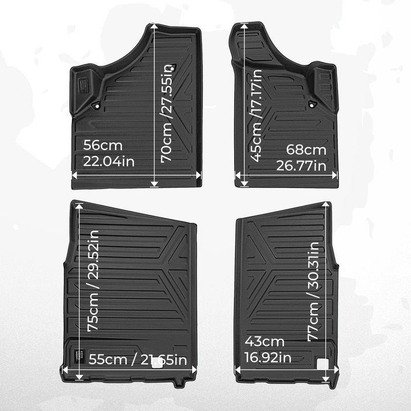 Load image into Gallery viewer, 4PCS TPE Floor Mats Anti-Slip for Can-Am Defender Max HD7|8|9|10
