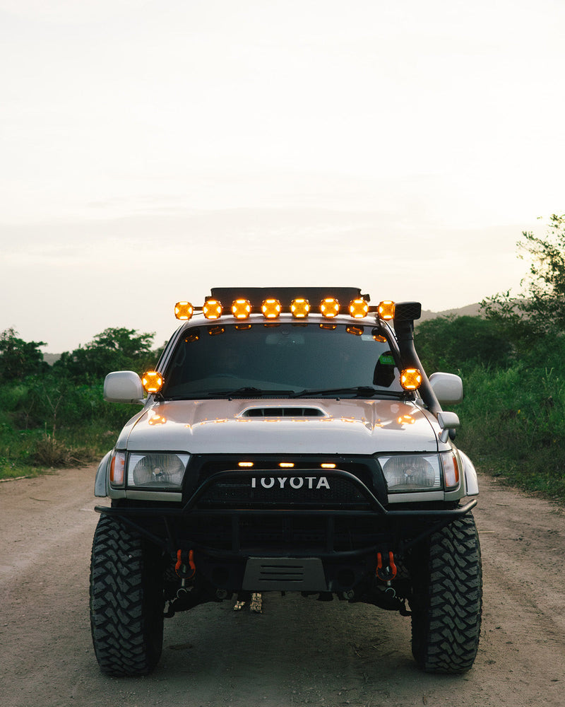 Load image into Gallery viewer, CUBE-Z Series 4 Inch Combo LED Pod Lights Off Road Lights with White DRL &amp; Amber Turn Signal Lights
