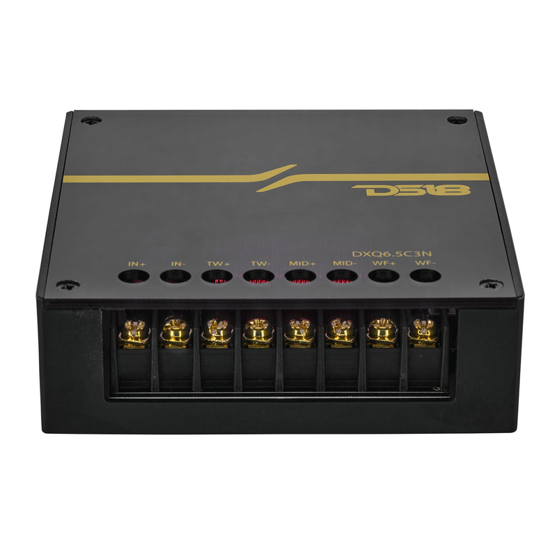 Load image into Gallery viewer, DXQ 6.5&quot; 3-Way Component Speaker Set with Neodymium Magnet and Yellow Straw + Composite Foam Cone | | 180W RMS 4-Ohm
