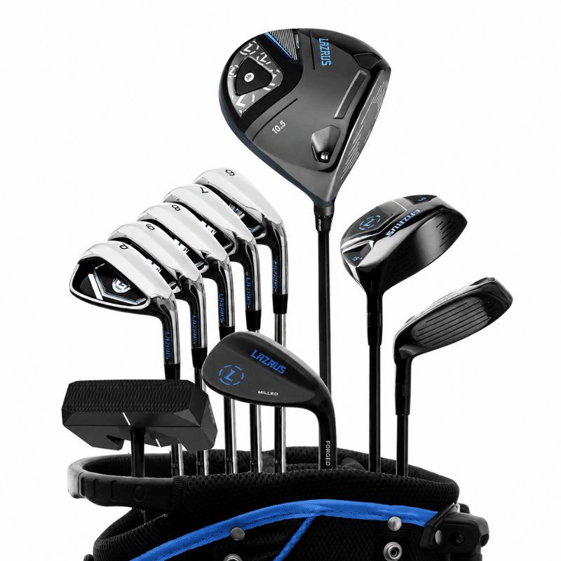 Load image into Gallery viewer, Lazrus Golf 11 pc Set - LAZ2 Driver, 3W, 1H, 6-PW Irons, 52° Wedge, Putter &amp; Bag Optional
