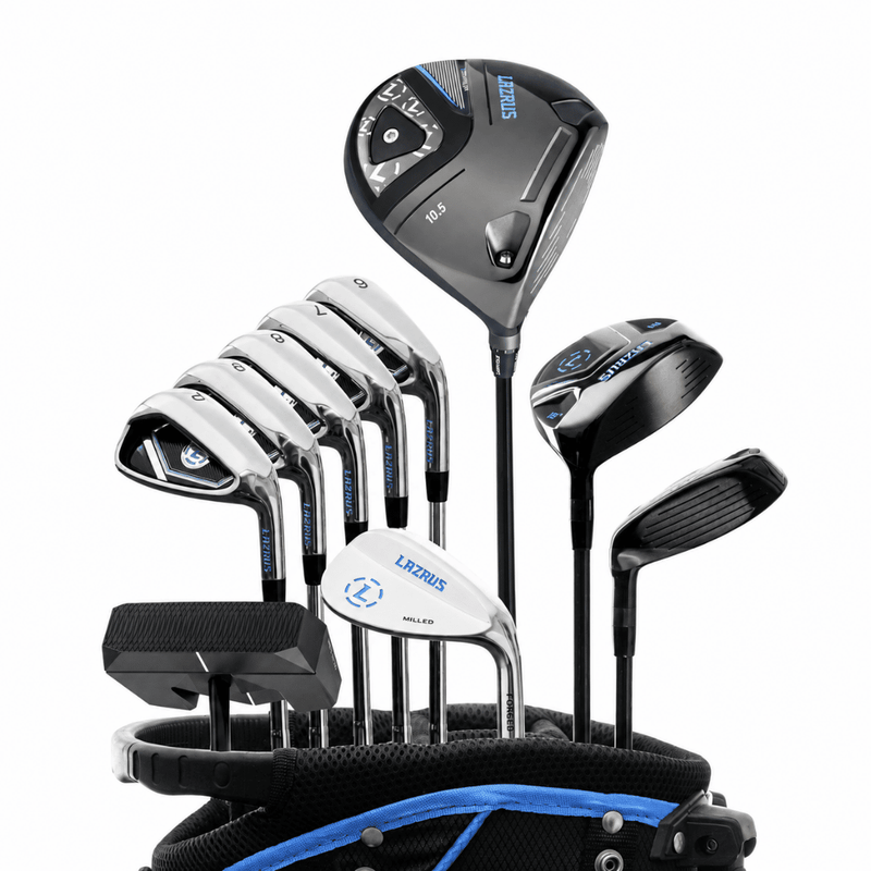 Load image into Gallery viewer, Lazrus Golf 11 pc Set - LAZ2 Driver, 3W, 1H, 6-PW Irons, 52° Wedge, Putter &amp; Bag Optional
