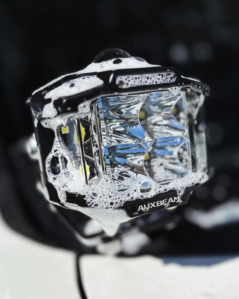 Load image into Gallery viewer, V-MAX Series | 4 Inch 92W 8960LM Combo Beam Side Shooter LED Round Pod Lights with Amber DRL
