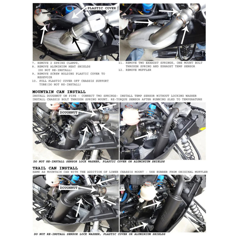 Load image into Gallery viewer, 2017-2023 Ski-Doo Gen 4 850 E-TEC GGB Mountain Muffler
